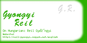 gyongyi reil business card